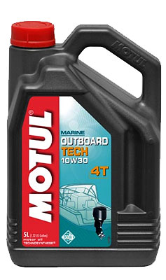 ����� �������� Motul Outboard Tech 4T SAE 10W-30, 5 ������