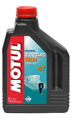 ����� �������� Motul Outboard Tech 4T SAE 10W-40, 2 �����